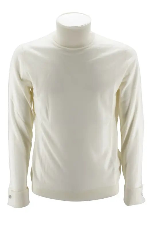 Maglia Paolo Pecora a collo alto / Bianco