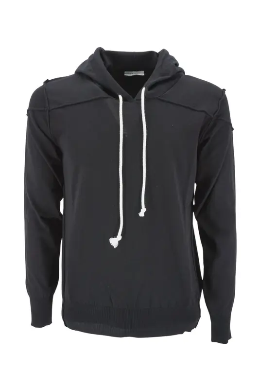 Maglia Paolo Pecora con Cappuccio / Nero