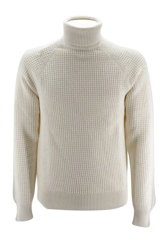 Maglia Selected a collo alto / Bianco