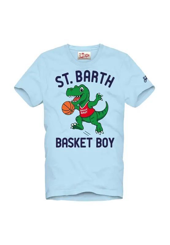 Mc2 saint barth T-shirt in Cotone Classico Stampa Dino