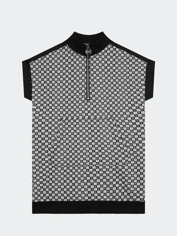 Michael kors Maglia A Scacchi Logo
