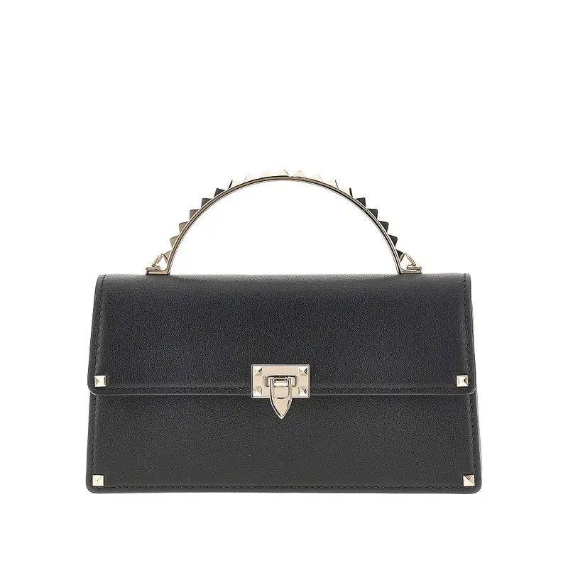 Mini bag in pelle con dettagli Rockstud