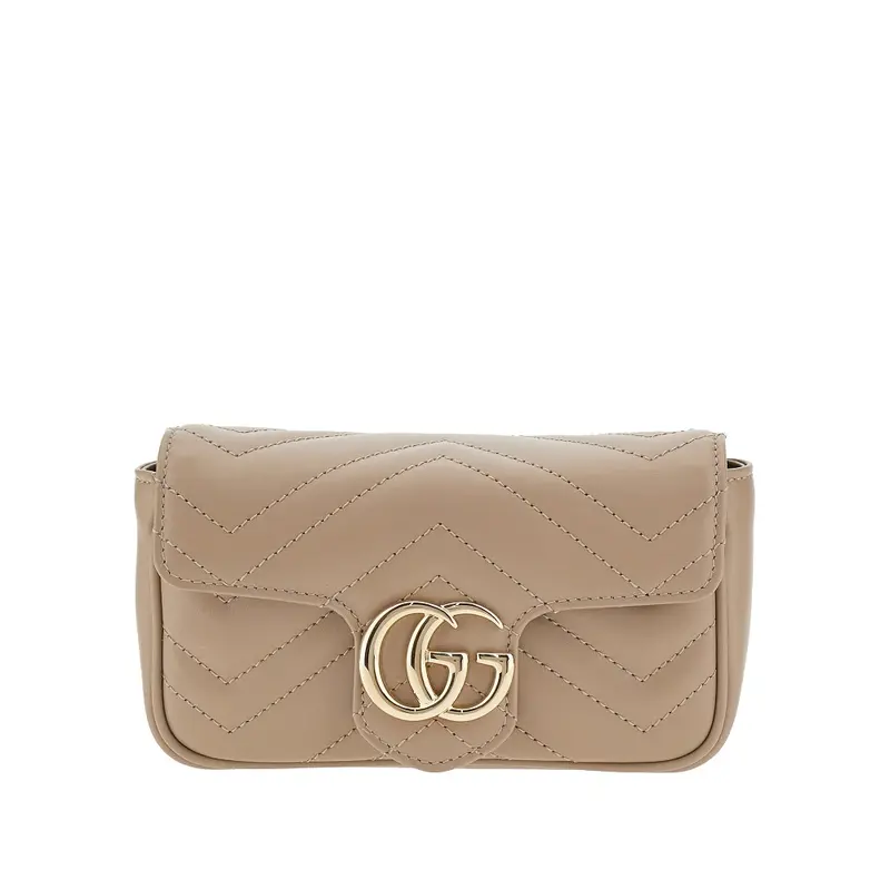 Mini borsa GG Marmont in pelle
