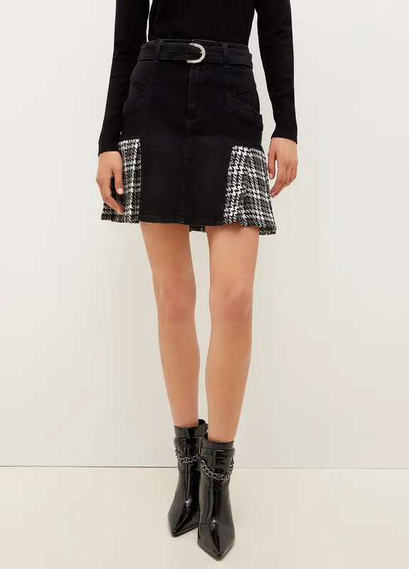 Minigonna in Denim Liu Jo / Nero