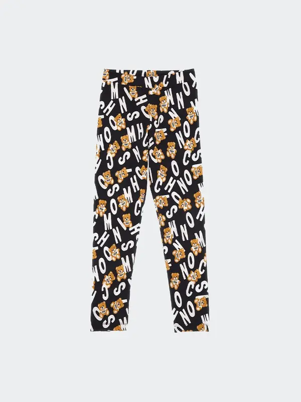 Moschino Leggings Logo All Over