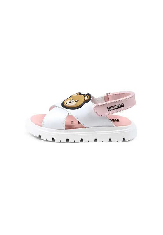 Moschino Sandali Bianco Rosa