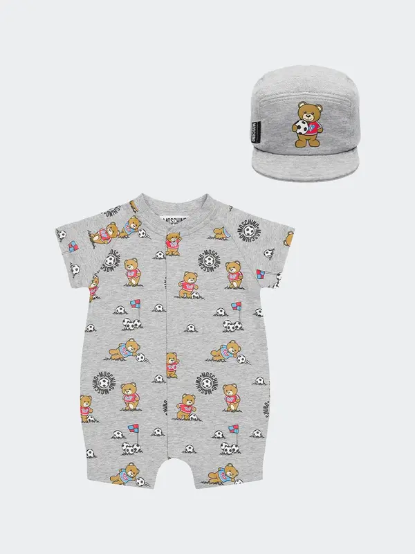Moschino Set Regalo Tutina e Cappello