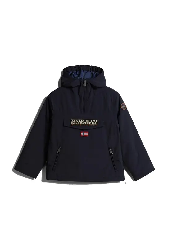 Napapijri Giubbino in Nylon Imbottito Cappuccio Fisso