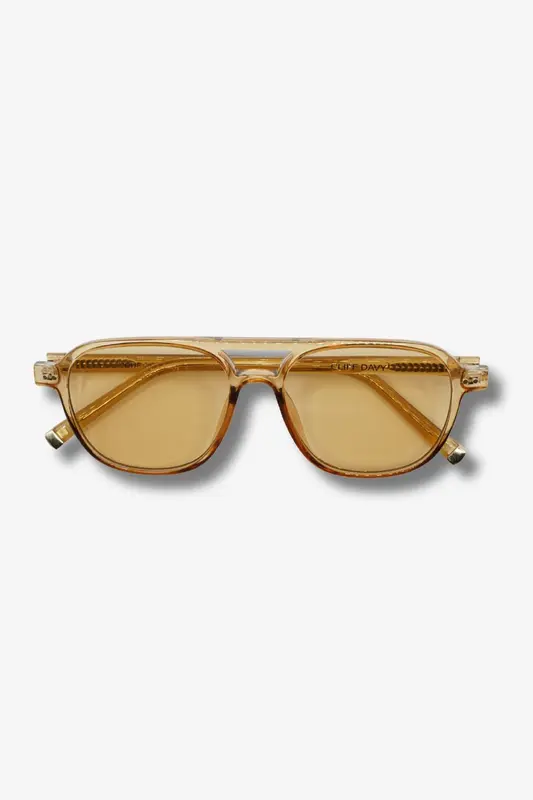 Occhiali da Sole Unisex in Acetato / Beige