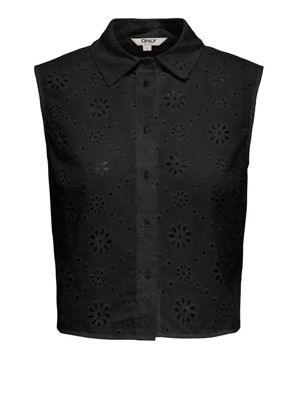 ONLY ONLALITHEA SL SHORT EMB SHIRT WVN