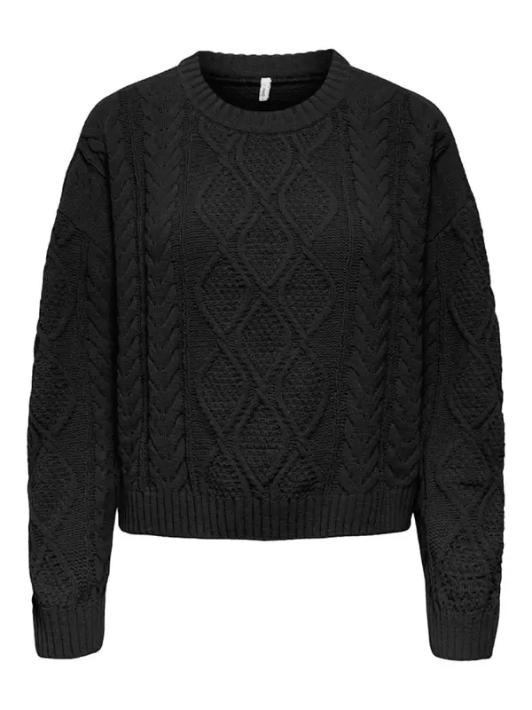 ONLY ONLELLY LIFE LS CABLE O-NECK CC KNT
