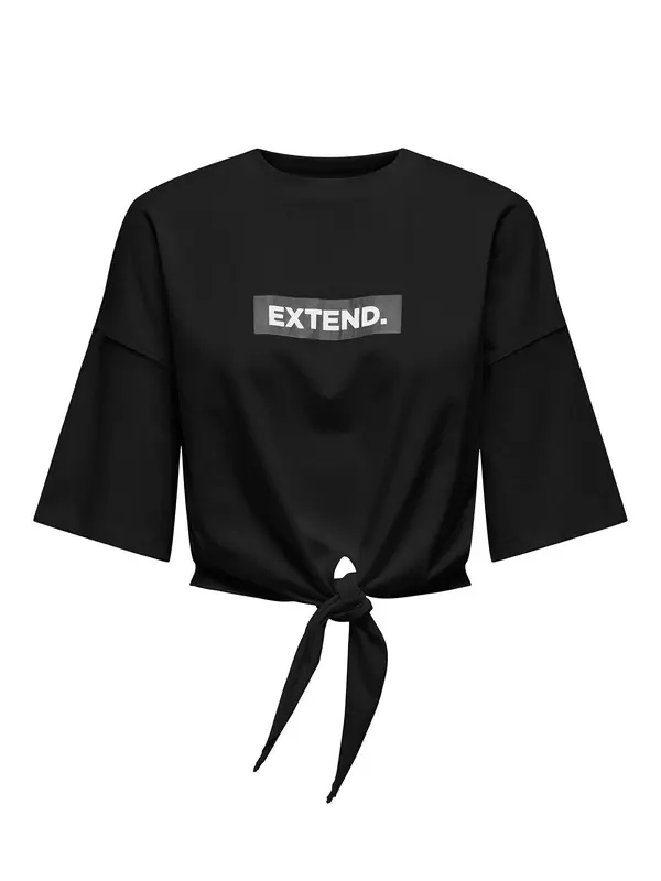 ONLY ONLSERENA LIFE S/S O-NECK KNOT TOP XTJRS