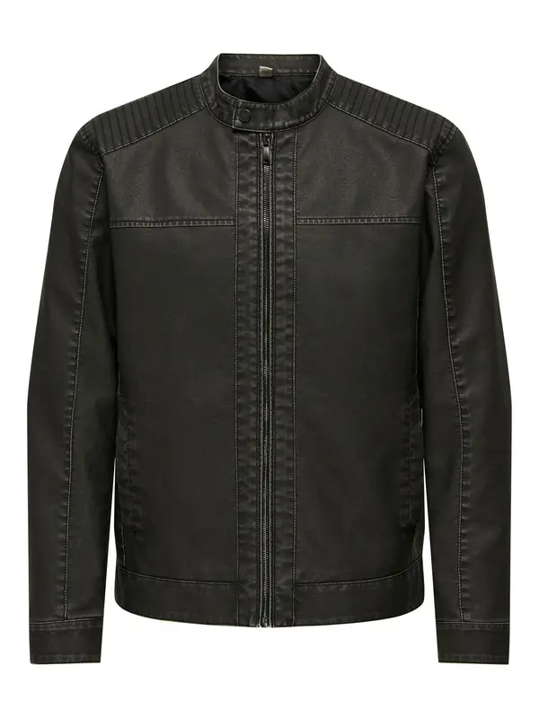 ONLY&SONS ONSMIKE PU RACER JACKET OTW NOOS