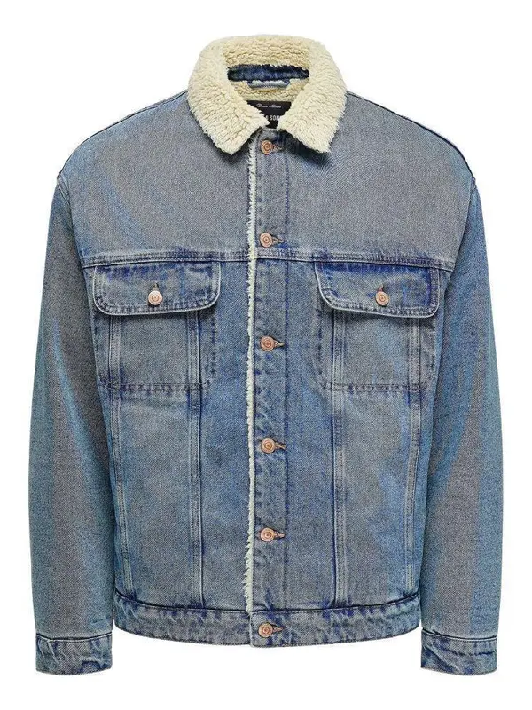 ONLY&SONS ONSWILSON SHERPA DBTINT 0970 DNM JACKET