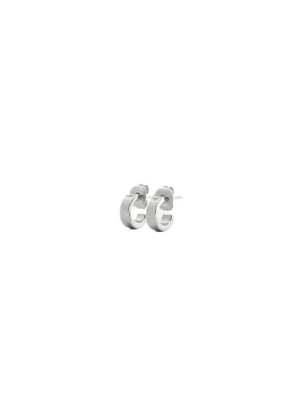 Orecchini a cerchio con numeric signature