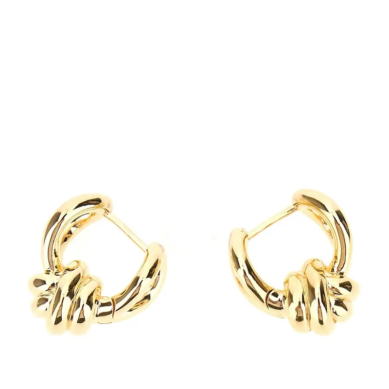 Orecchini a cerchio 'Knot'