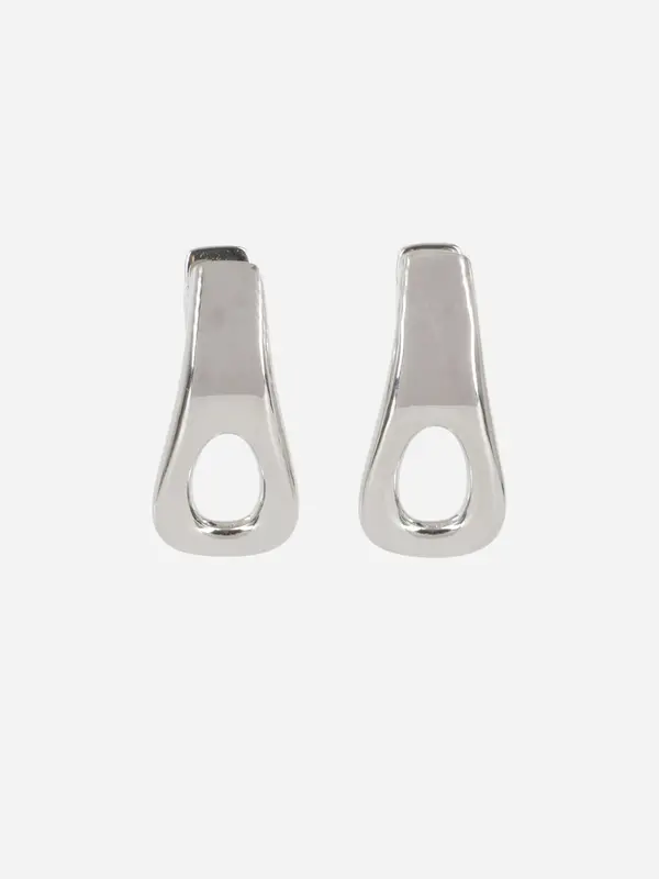 "Organic pair earrings on the design of our iconica 1969 bag chain"