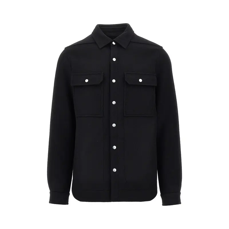 Overshirt in panno di lana