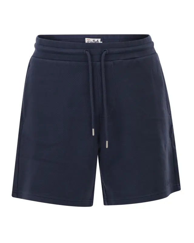 Pantaloncino Brayden cotone piquet blu navy