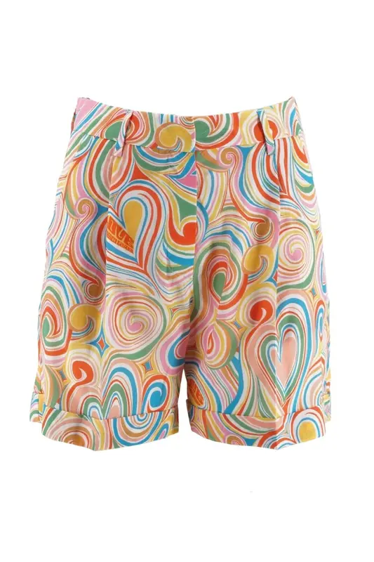 Pantaloncino Love Moschino a Fantasia / Multicolor