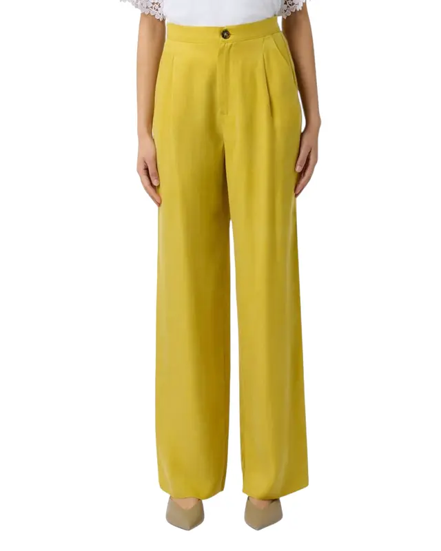Pantalone Cedro lyocell giallo