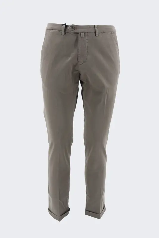 Pantalone Chino con Tramatura / Beige