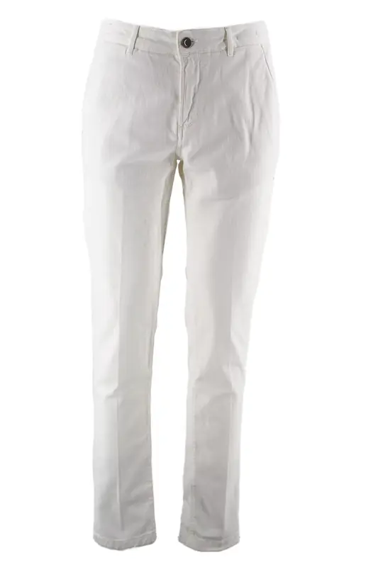 Pantalone Chinos Bianco Camouflage / Bianco