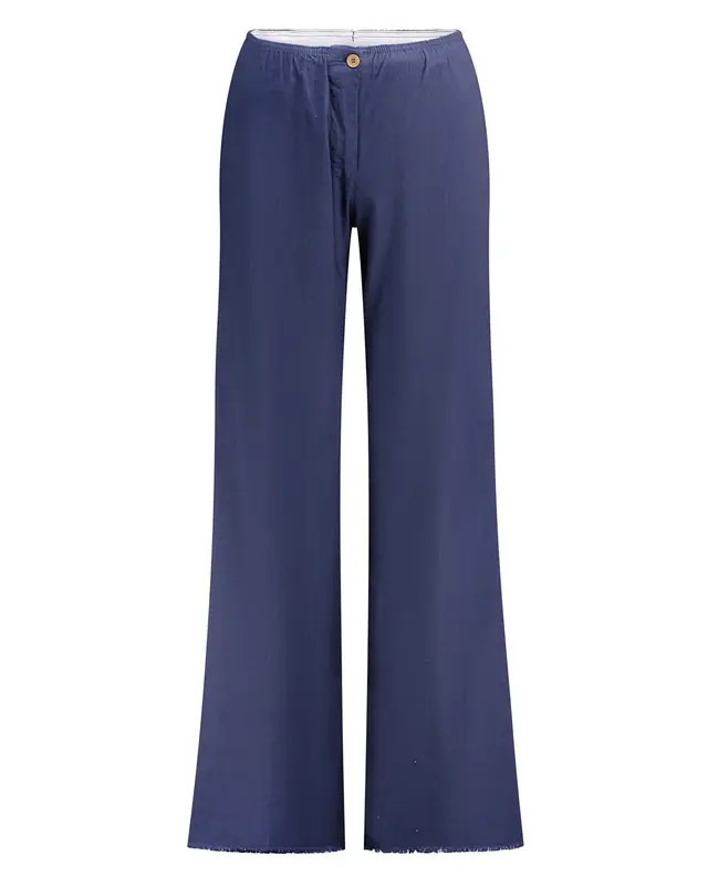 Pantalone Cooper blu navy elastico in vita
