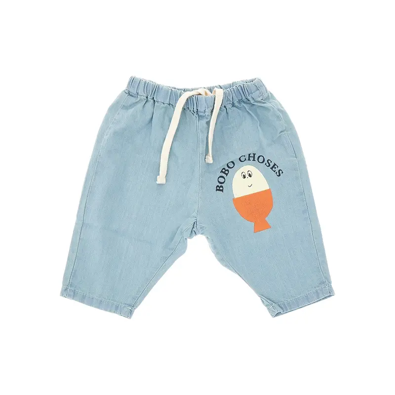 Pantalone in light denim 'Morning Egg'