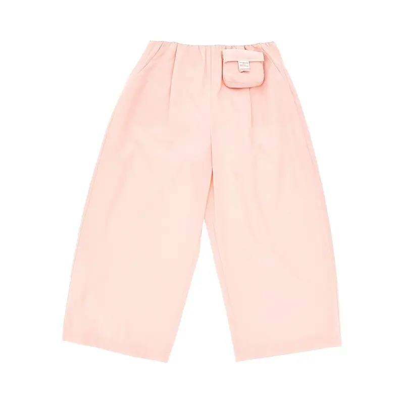 Pantalone in popeline con pouch Baguette