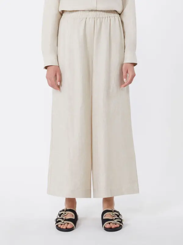 Pantalone in Puro Lino / Grigio
