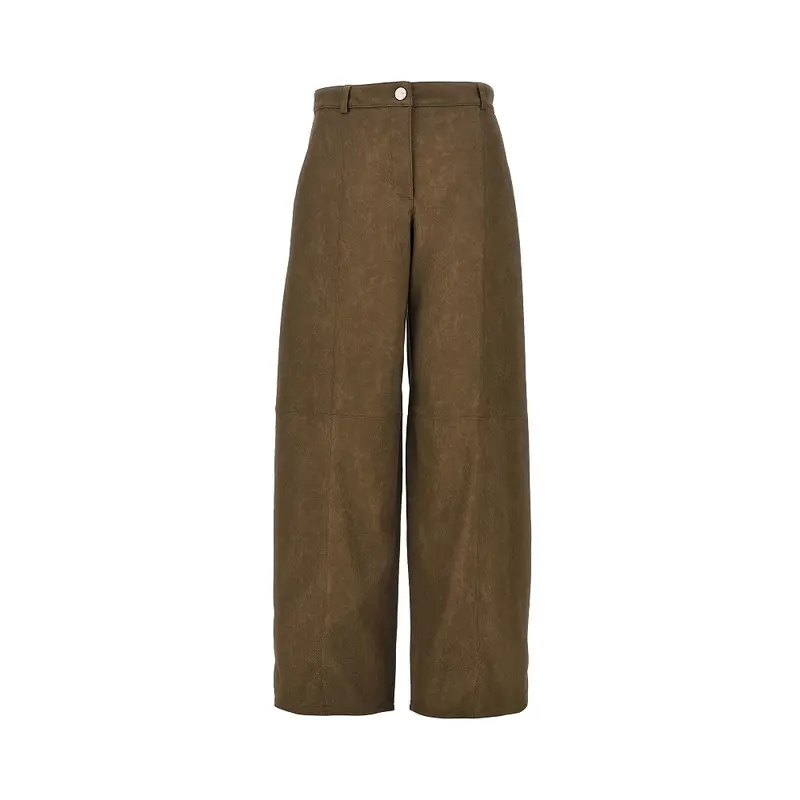 Pantalone in tessuto effetto nabuk