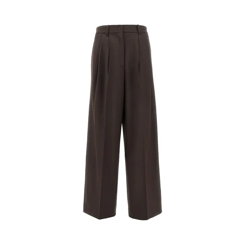 Pantalone in twill con pinces