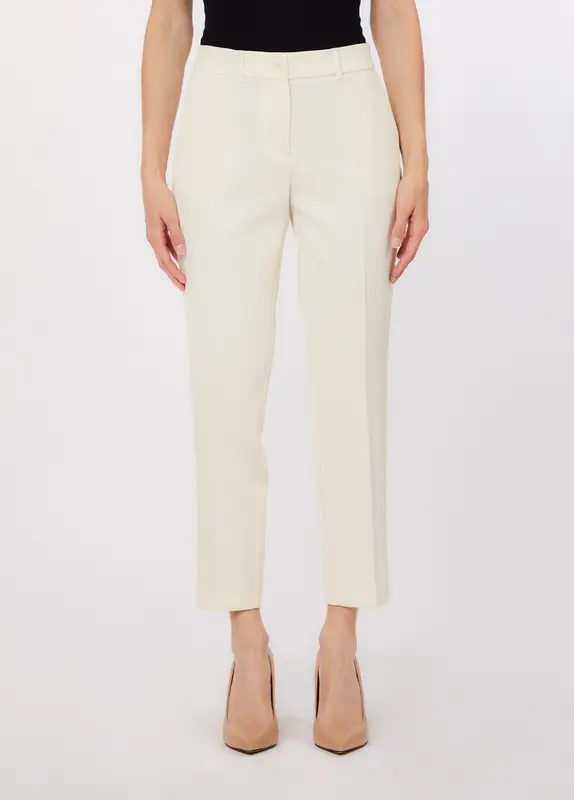 Pantalone Lungo Elasticizzato / Bianco