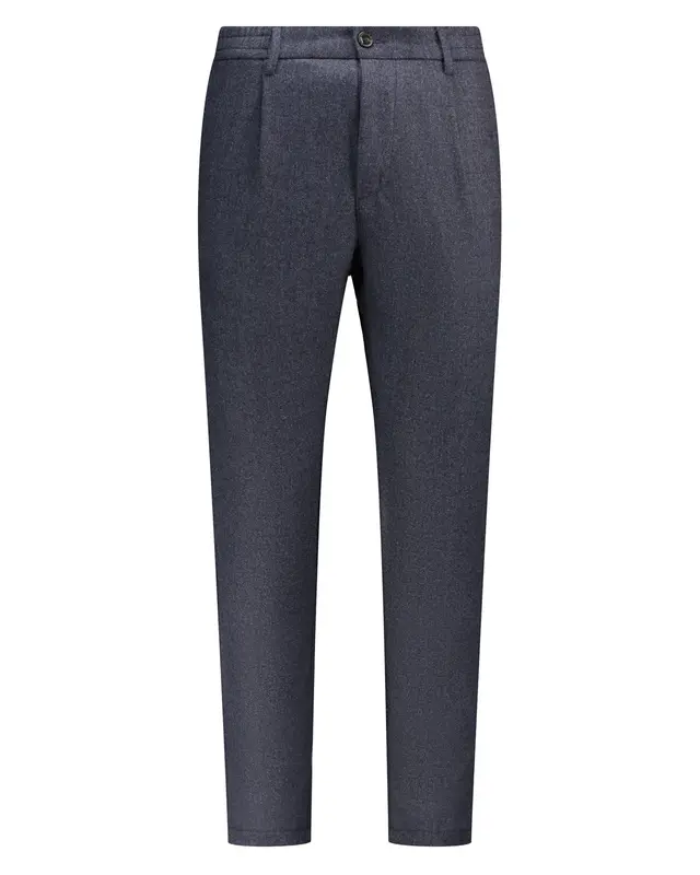 Pantalone Mitte misto lana blu notte