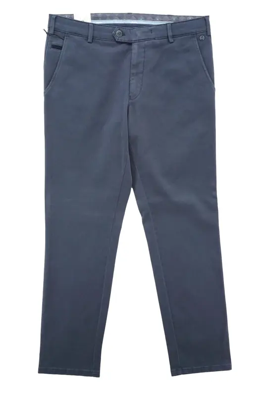 Pantalone Regular Fit Bonn in Cotone / Blu