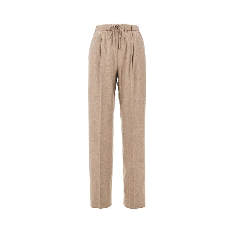 Pantalone sartoriale in cachemire stretch