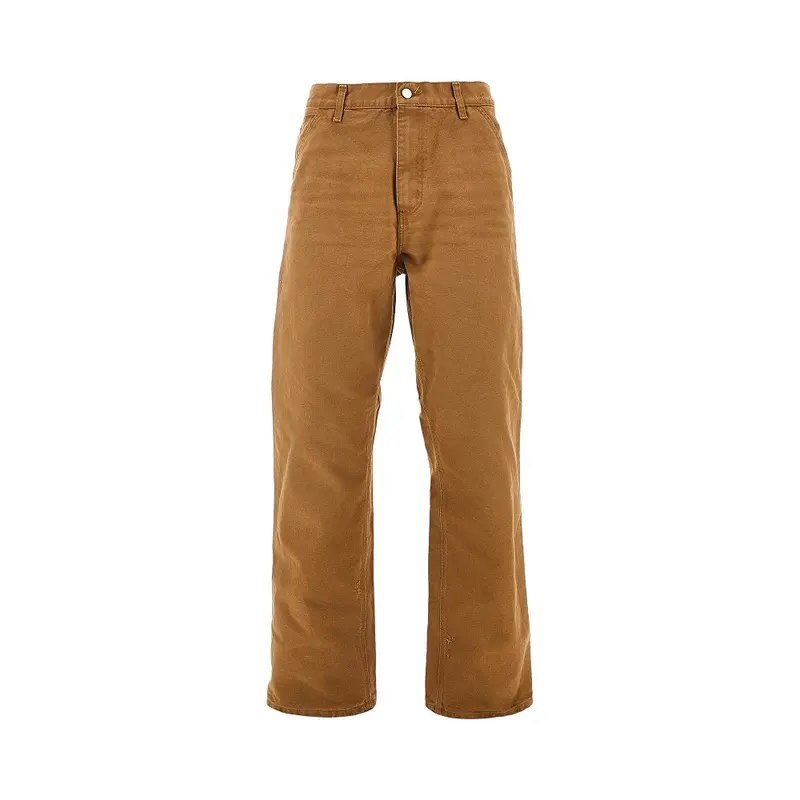 Pantalone Single Knee con effetto consumato