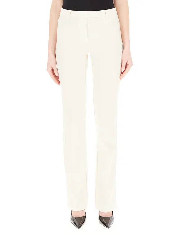 Pantalone Slim in Crepe / Beige