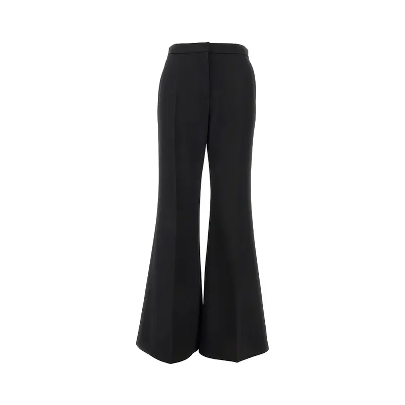 Pantalone svasato in gabardine