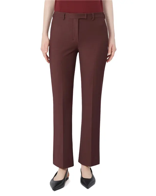 Pantalone Umanita cotone bordeaux