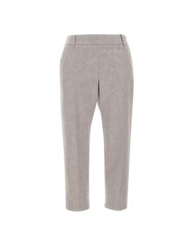 Pantaloni in lana e cashmere