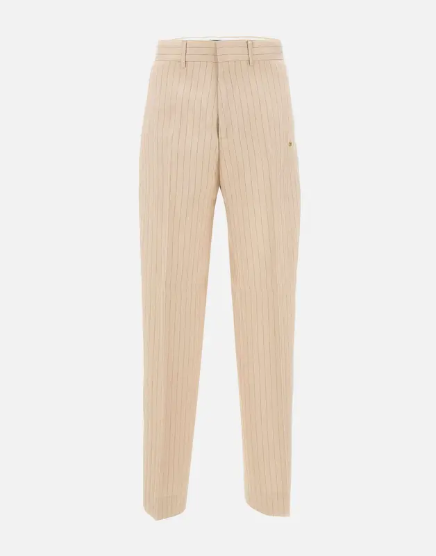 Pantaloni sartoriali gessati