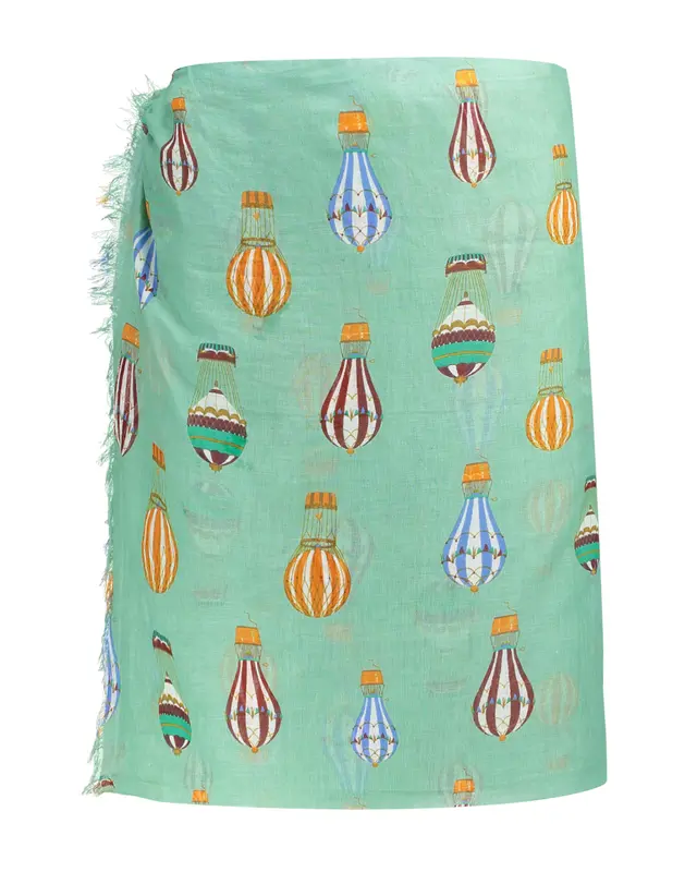 Pareo cotone balloon mint