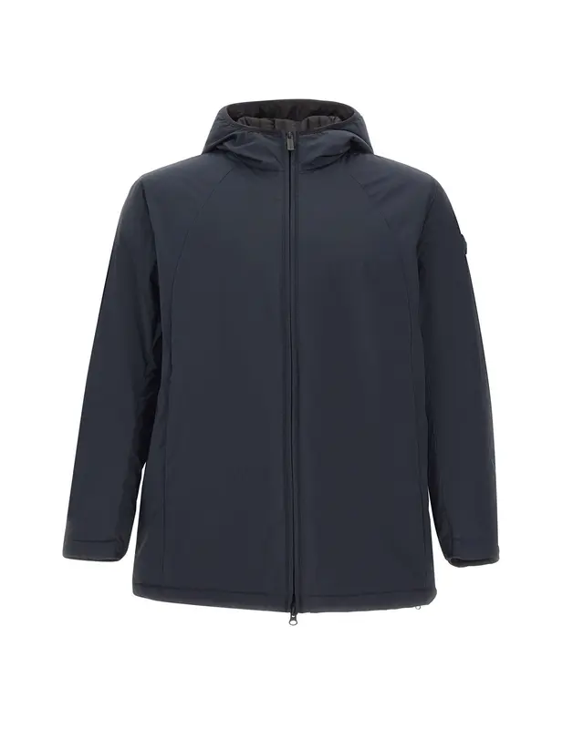 Parka in tessuto tecnico stretch