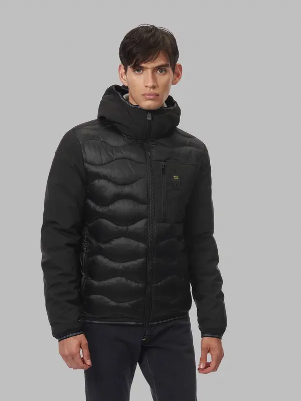 Piumino Blauer Doppio Tessuto / Nero