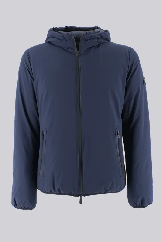 Piumino Corto Reversibile / Blu