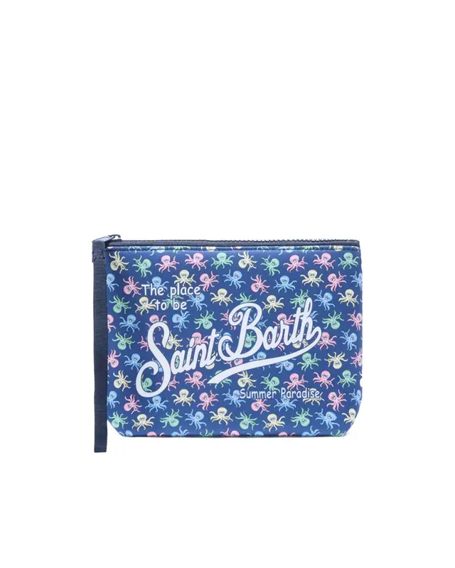 Pochette Aline Polpy blu