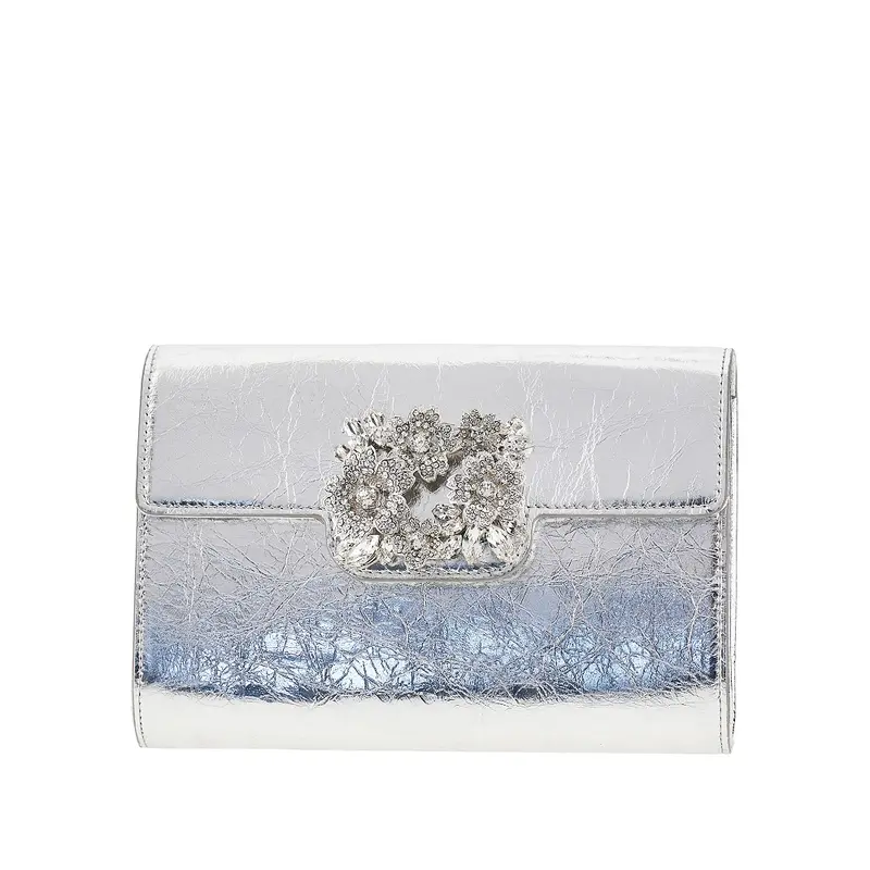 Pochette 'Efflorescence' in pelle