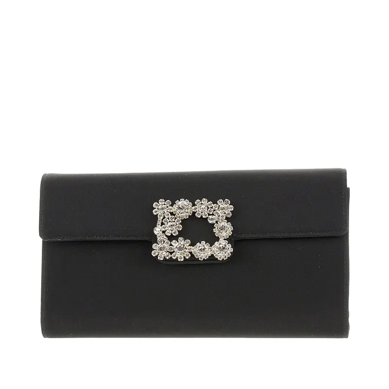Pochette 'Efflorescence' in raso
